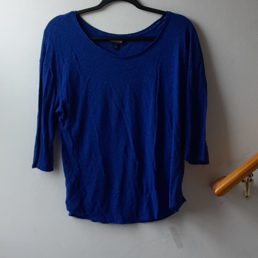 Blue long-sleeve shirt by Lucky Brand size L